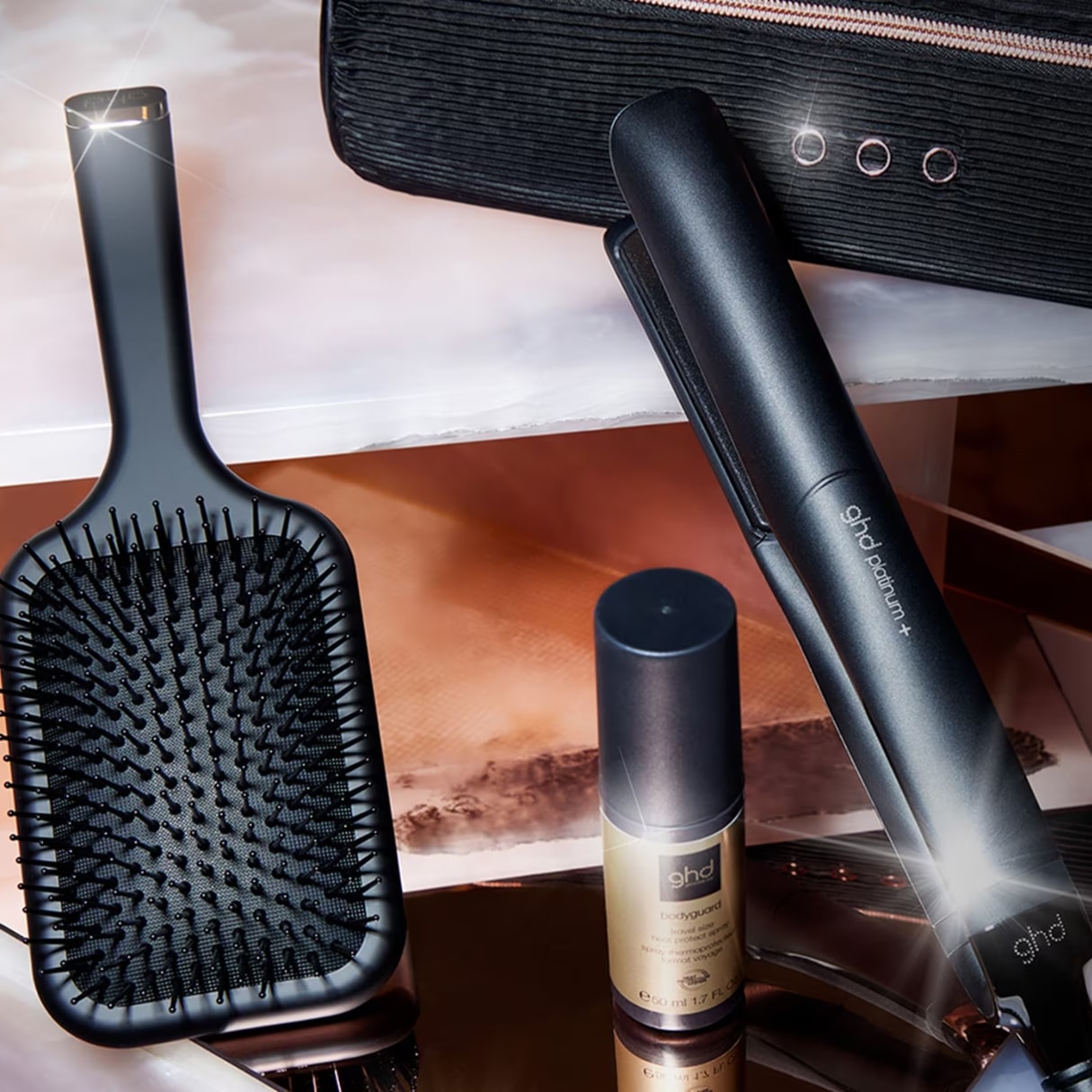 ghd Platinum+ Hair Straightener Gift Set