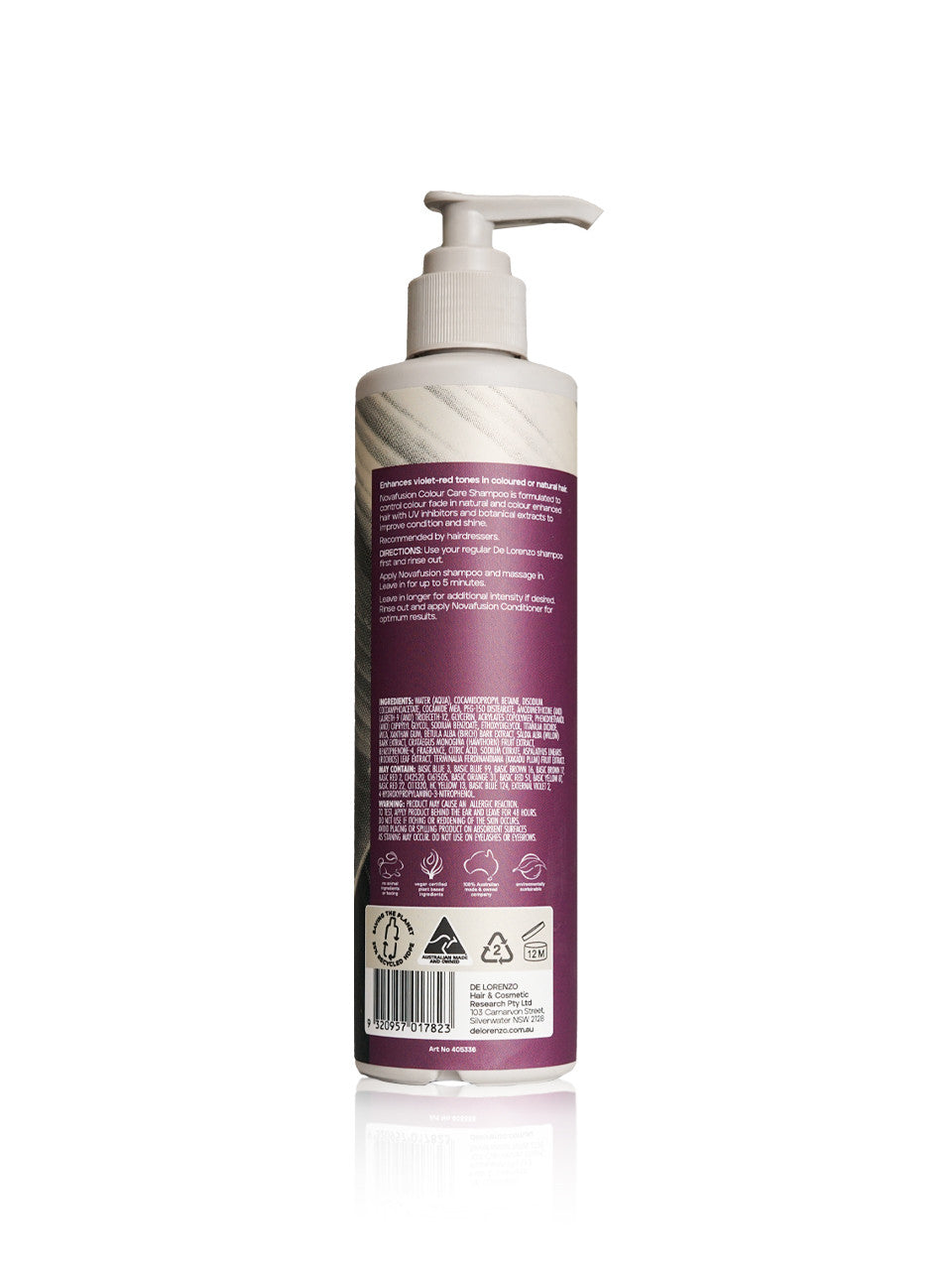 De Lorenzo NovaFusion Plum Shampoo - 250ml