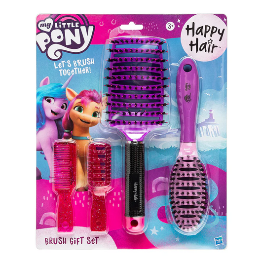 Happy Hair Bush My Little Pony Gift Set