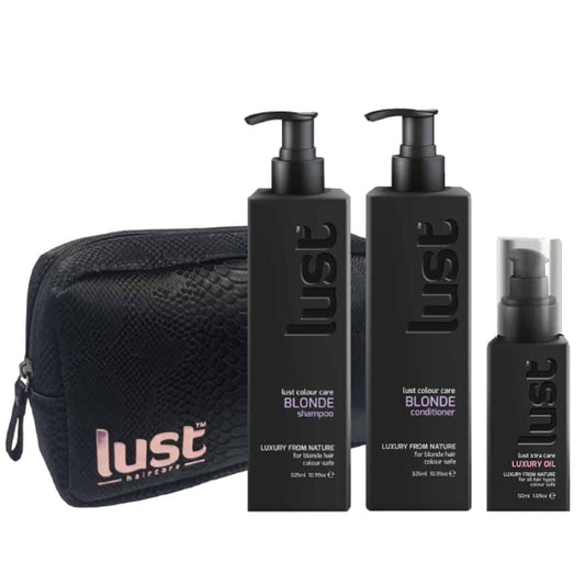 Lust Blonde Gift Pack with Luxury Oil